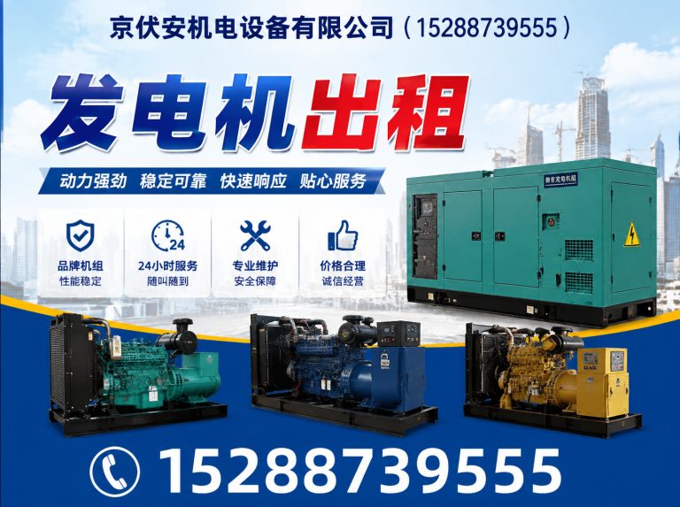 眉山发电机出租展示图