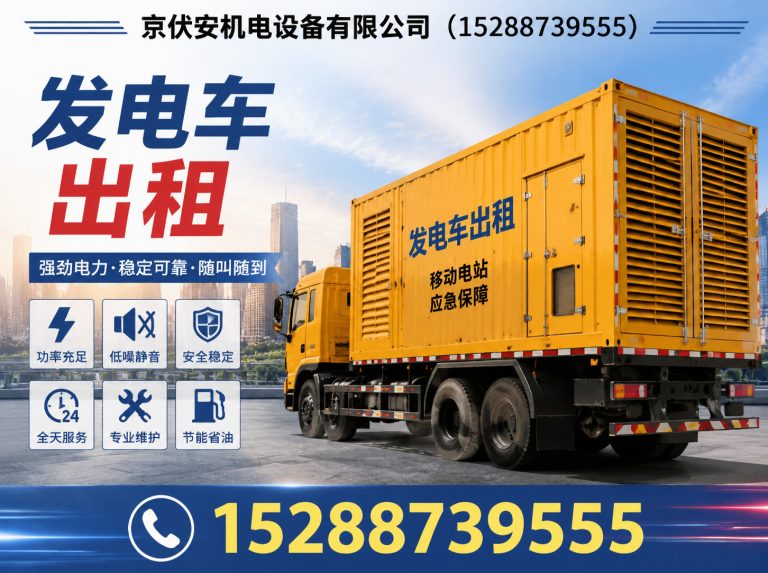 眉山应急发电机出租展示图