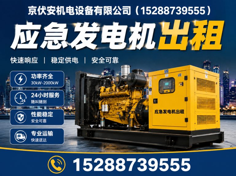 眉山柴油发电机组出租展示图