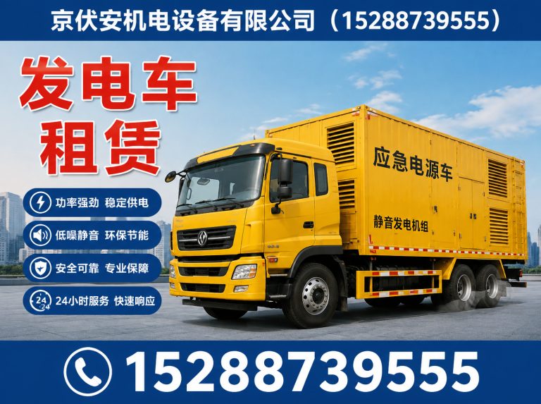 眉山发电车出租展示图
